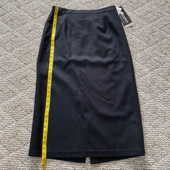 5/$15 NWT Sag Harbor Petite Black Wool Skirt 14P - Picture 8 of 8